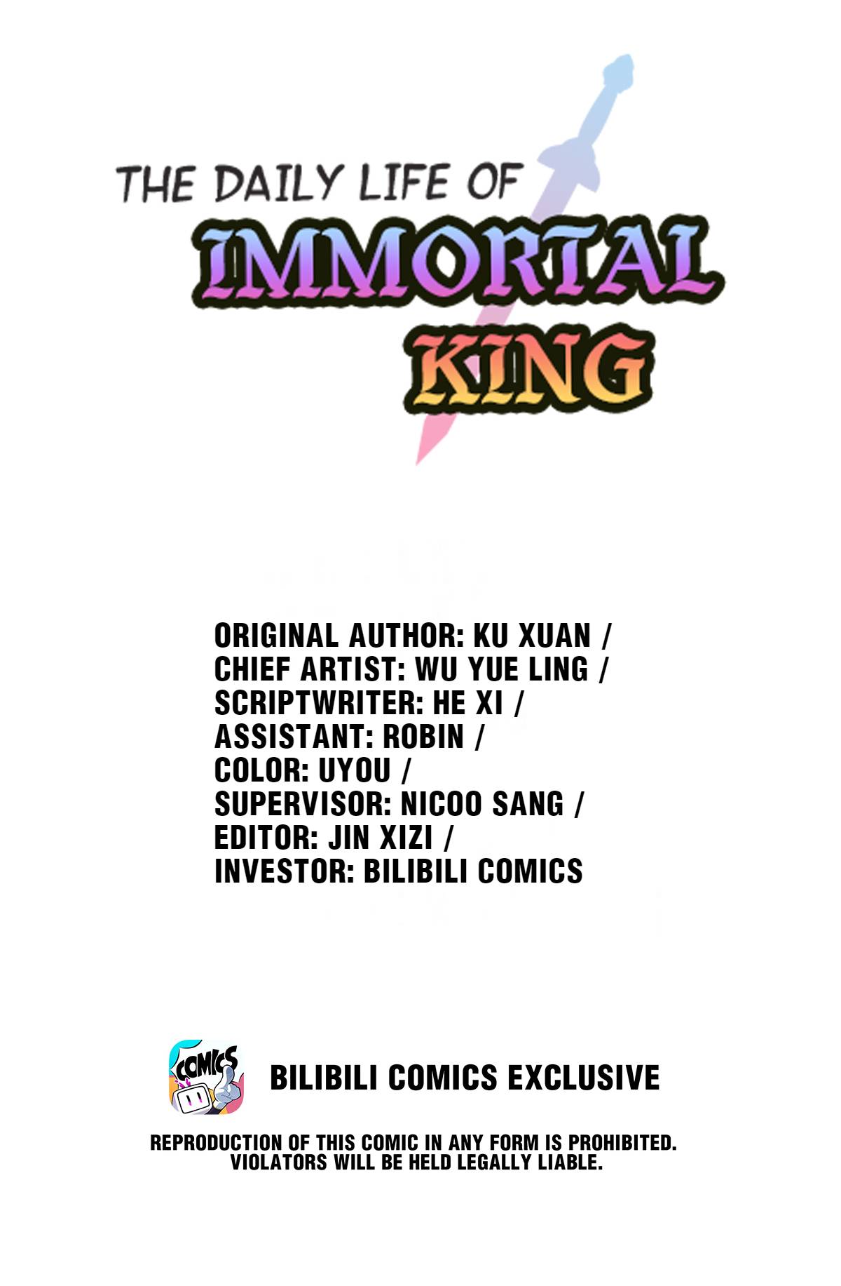 The Daily Life of Immortal King Manga - Read Manga Online Free