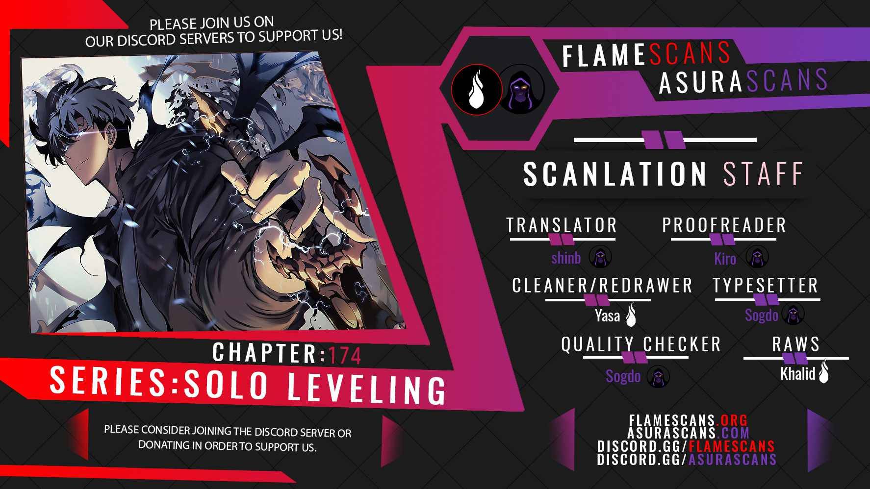 Solo Leveling, chapter 174