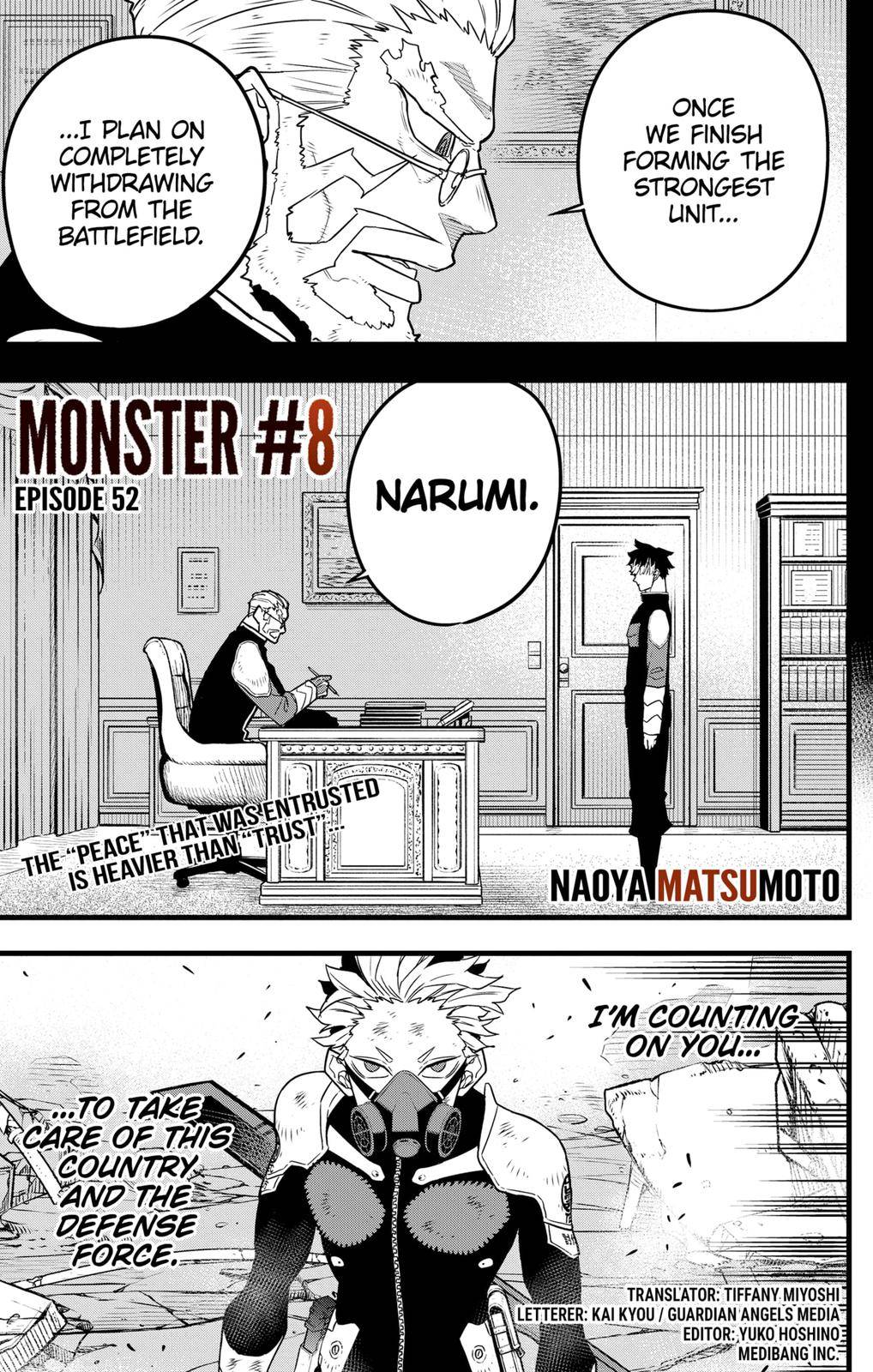 Kaiju No. 8, chapter 52