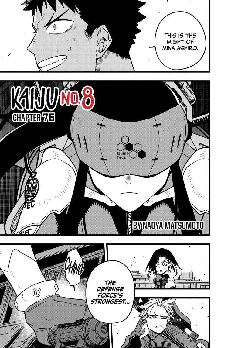 Kaiju No. 8, chapter 76