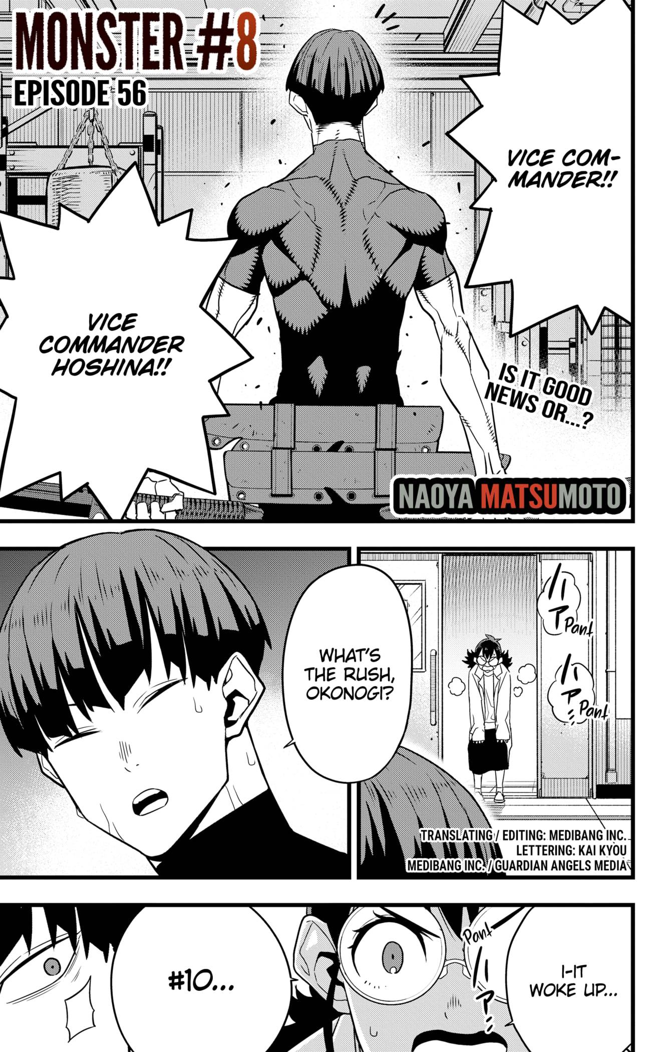 Kaiju No. 8, chapter 56