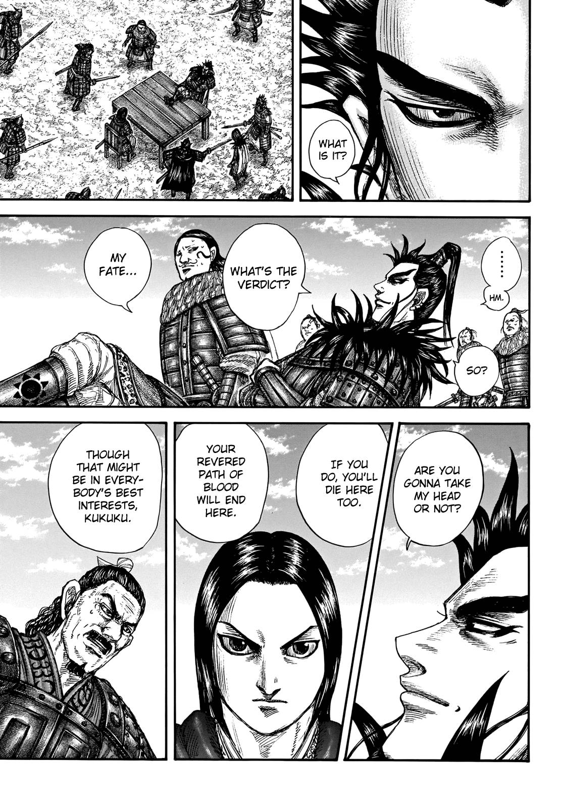 Kingdom, chapter 699