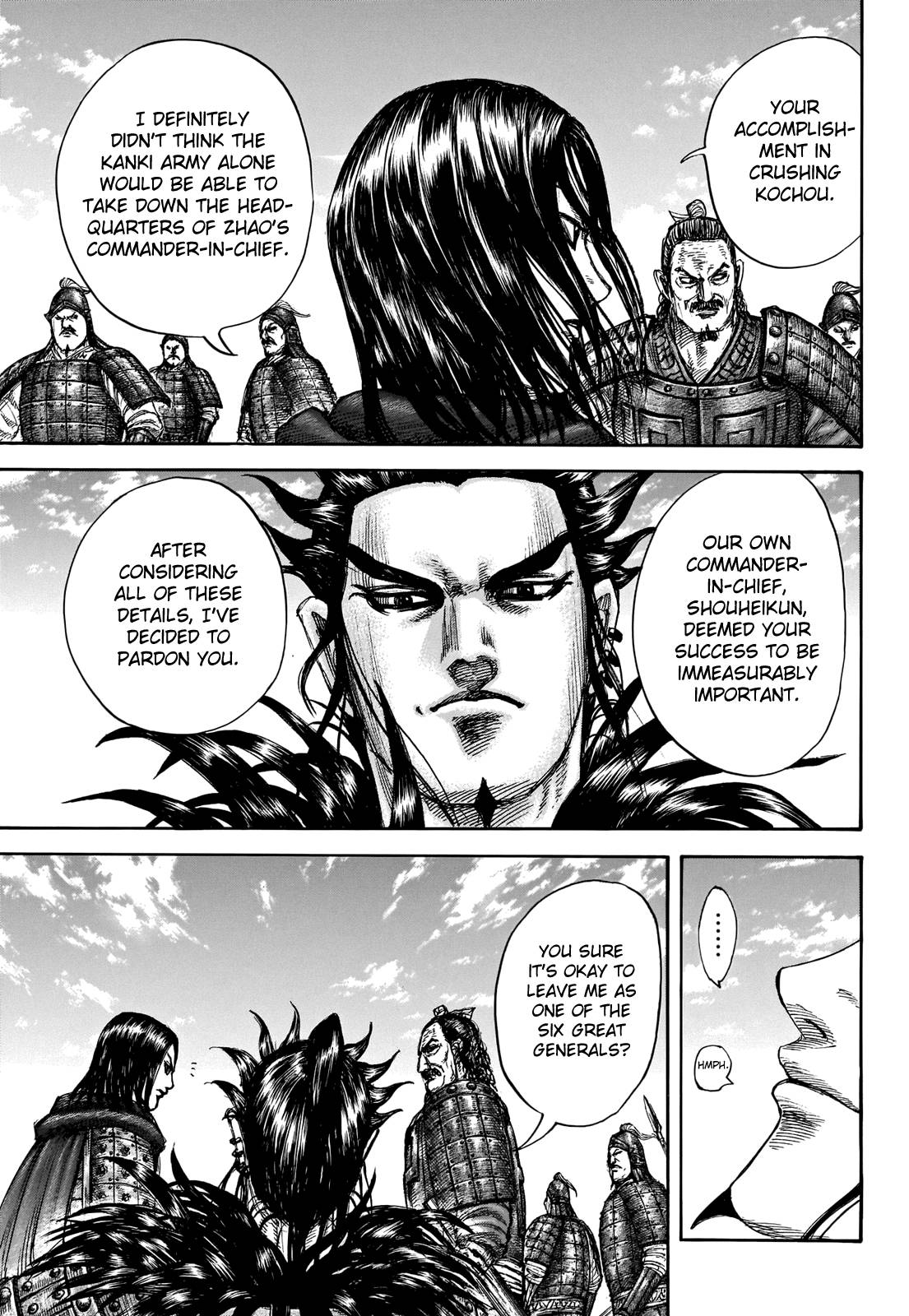 Kingdom, chapter 699