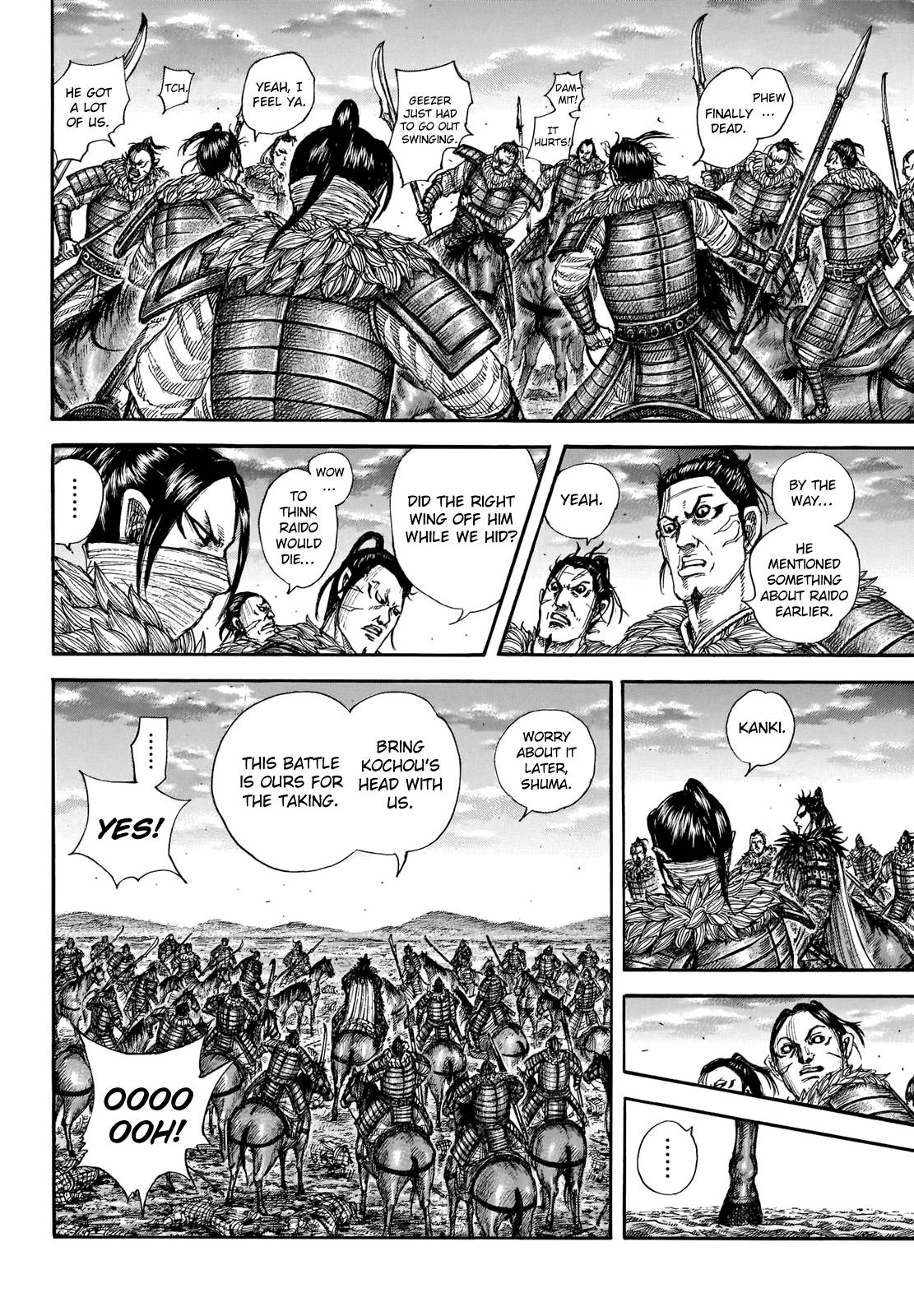 Kingdom, chapter 694