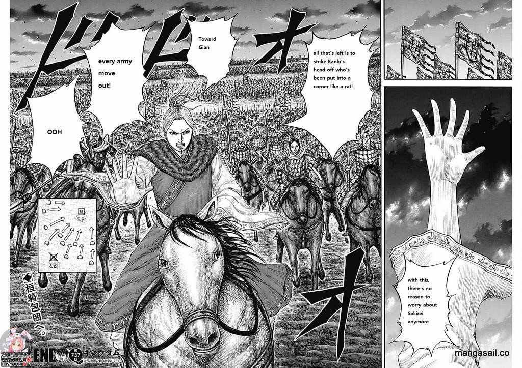 Kingdom, chapter 737