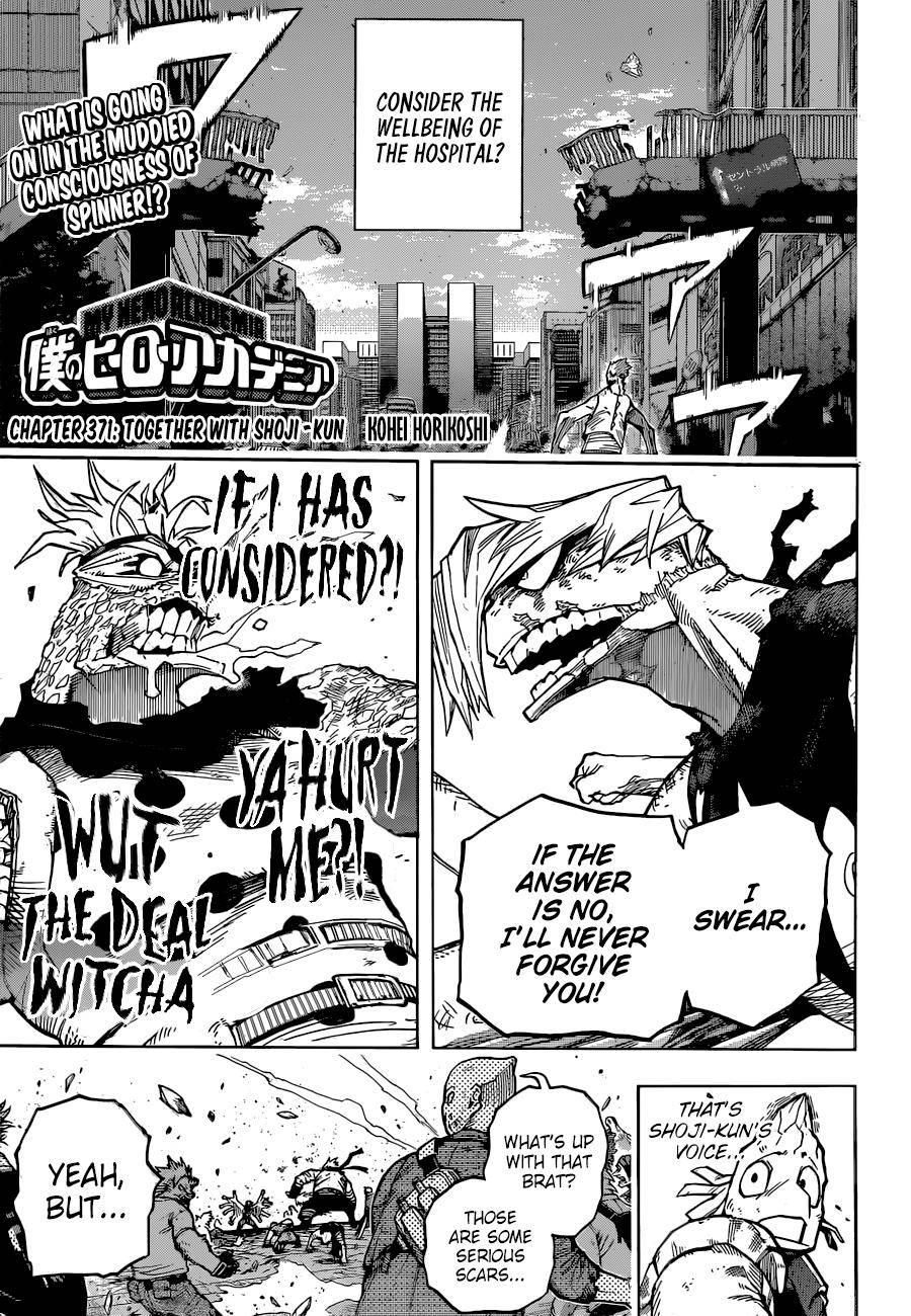 My Hero Academia, chapter 371