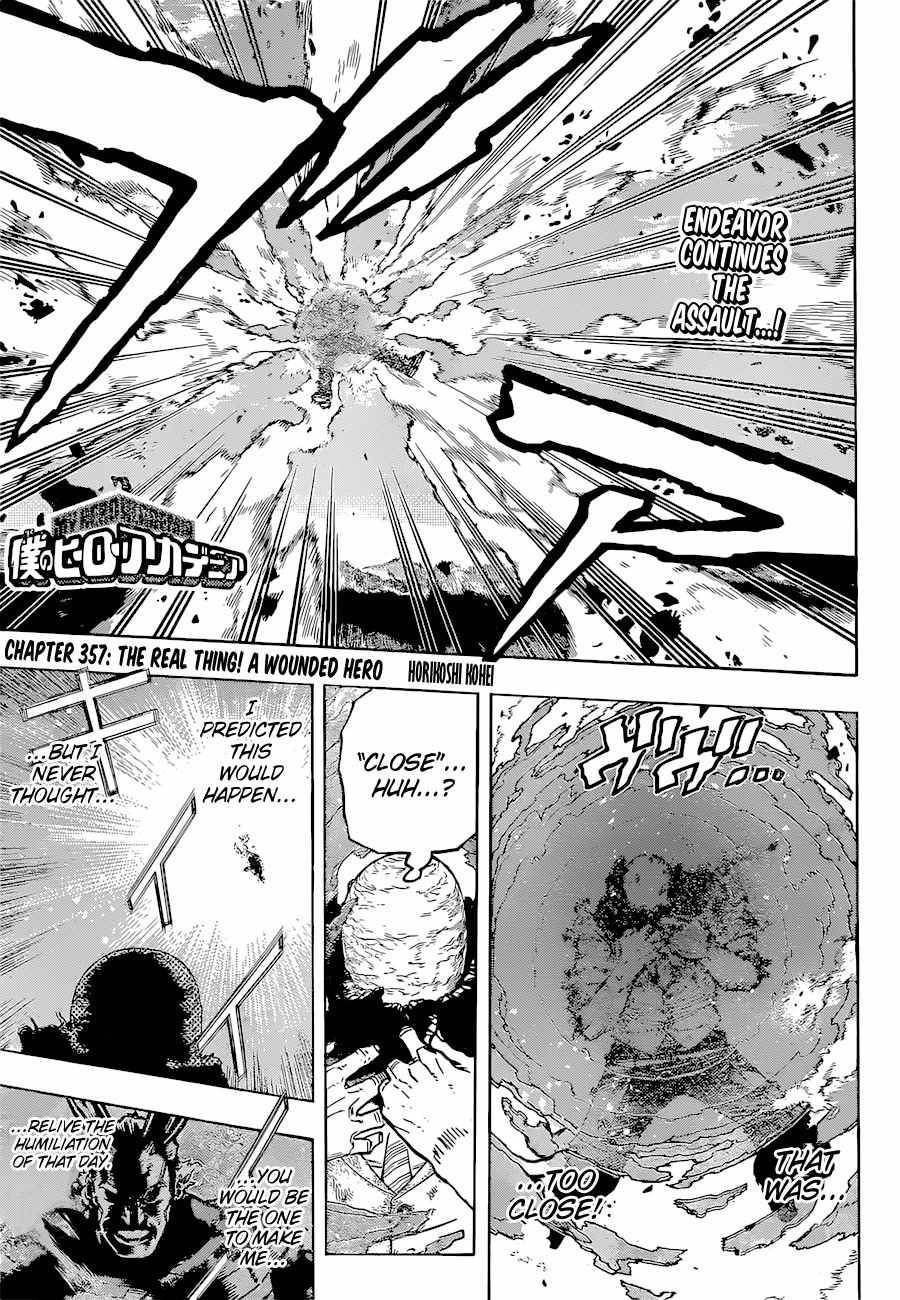 My Hero Academia, chapter 357