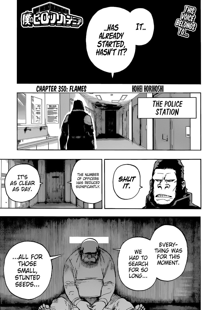 My Hero Academia, chapter 350