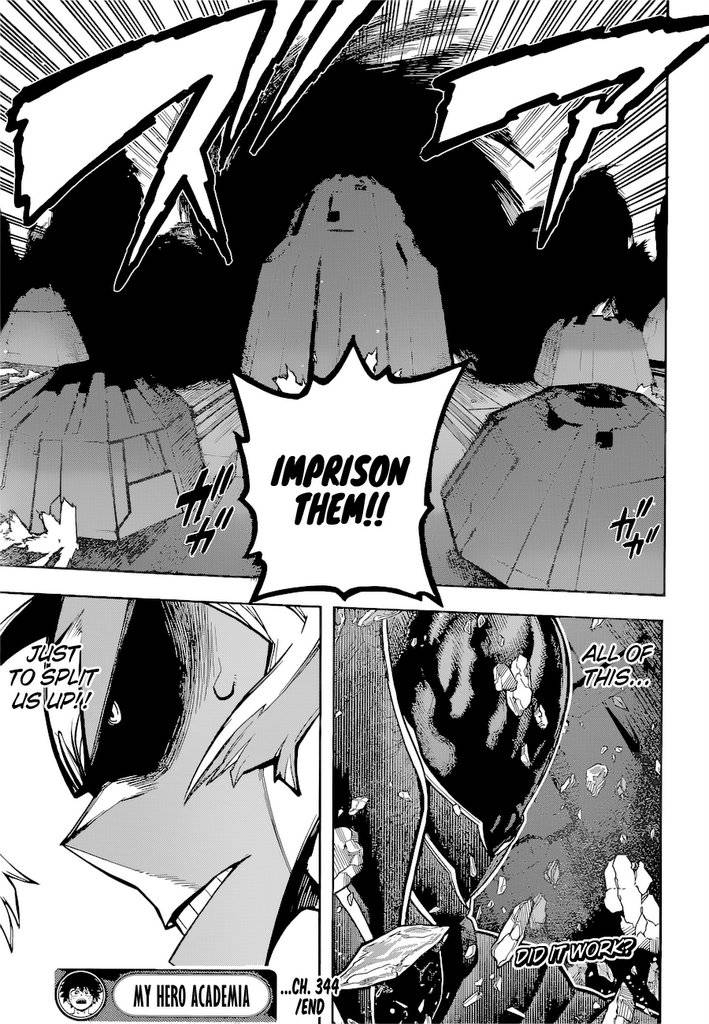 My Hero Academia, chapter 344