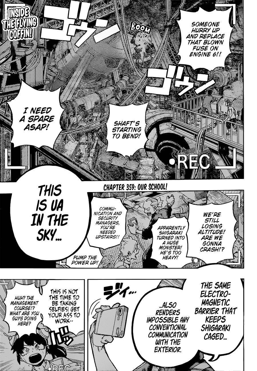 My Hero Academia, chapter 359