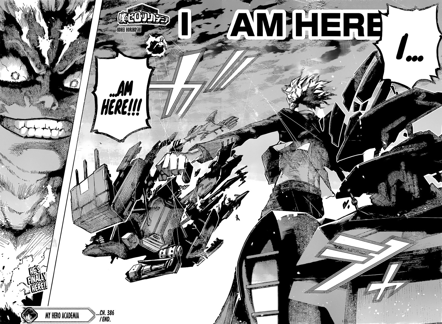 My Hero Academia, chapter 386