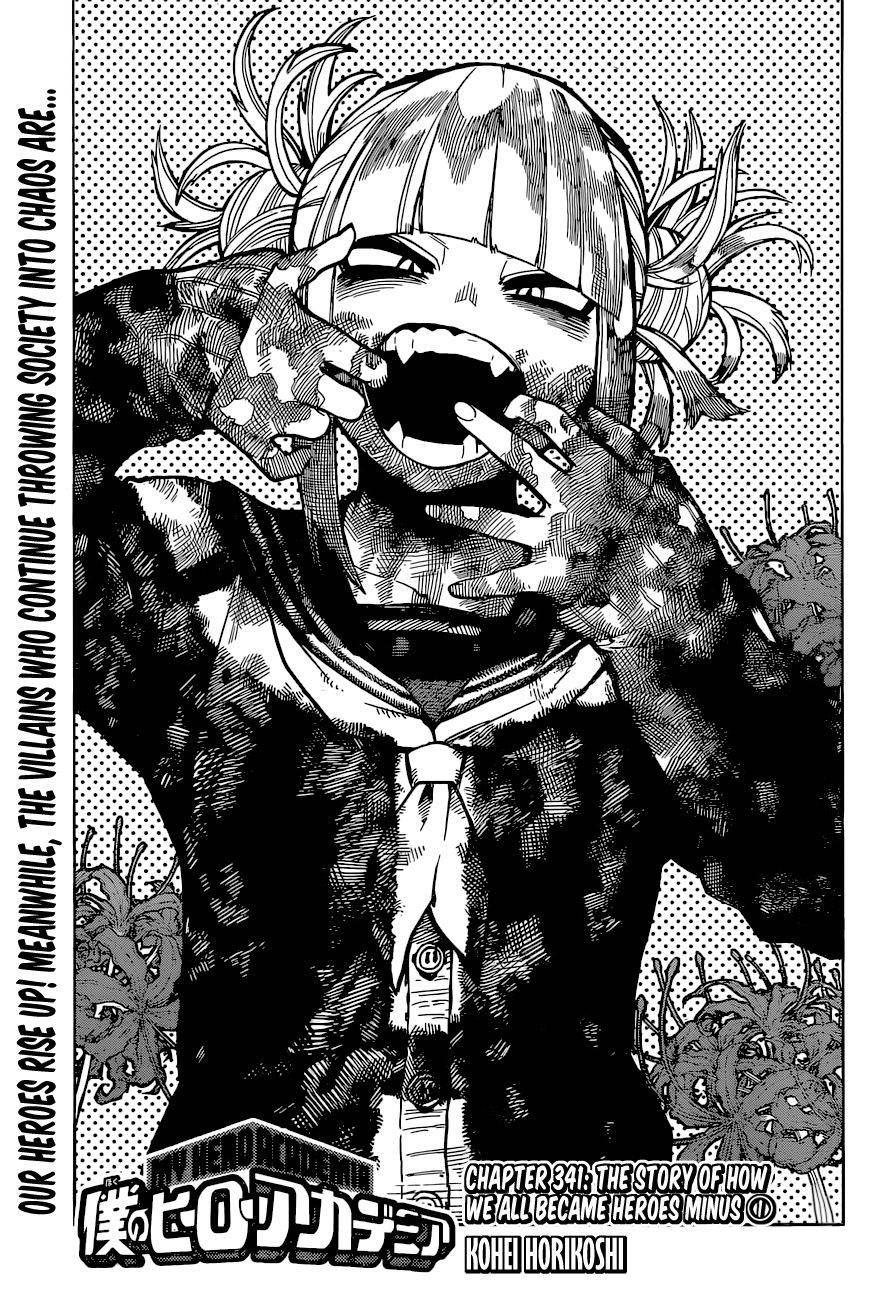 My Hero Academia, chapter 341