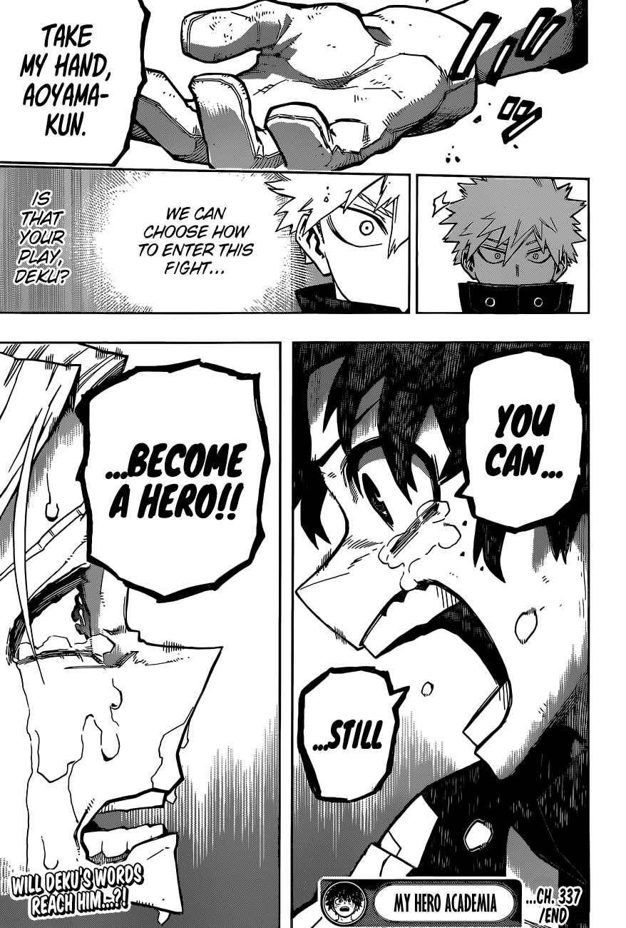 My Hero Academia, chapter 337