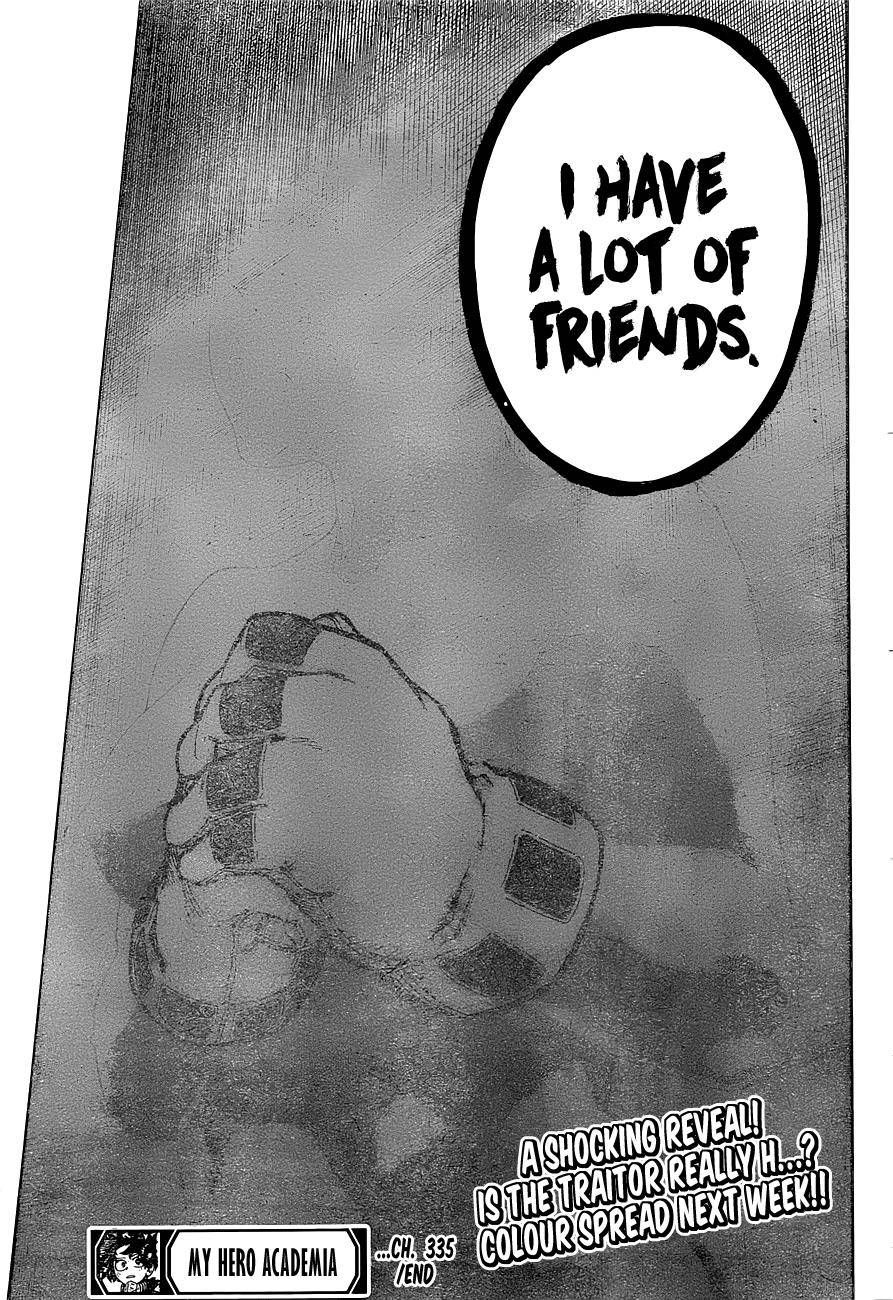 My Hero Academia, chapter 335