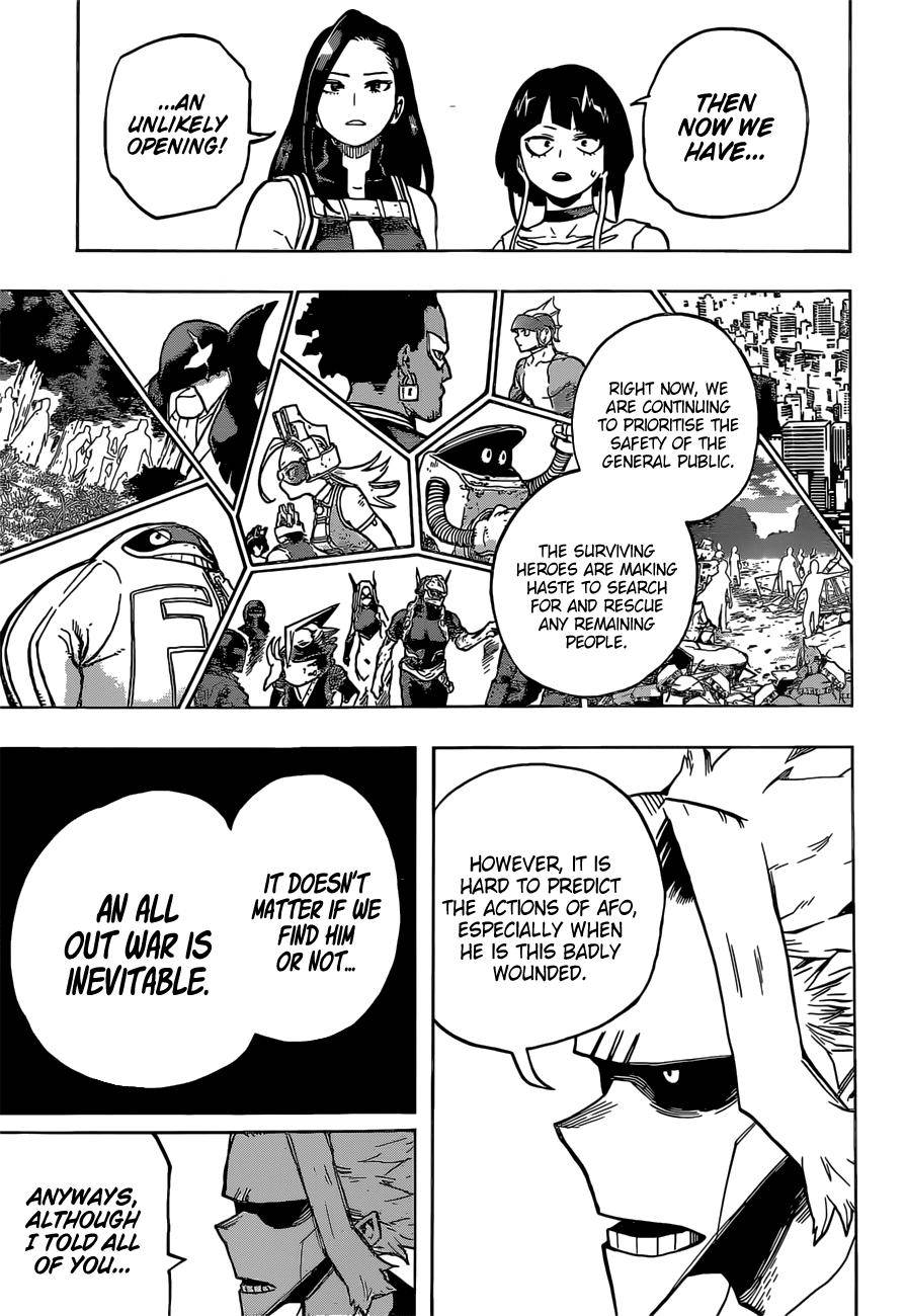 My Hero Academia, chapter 335