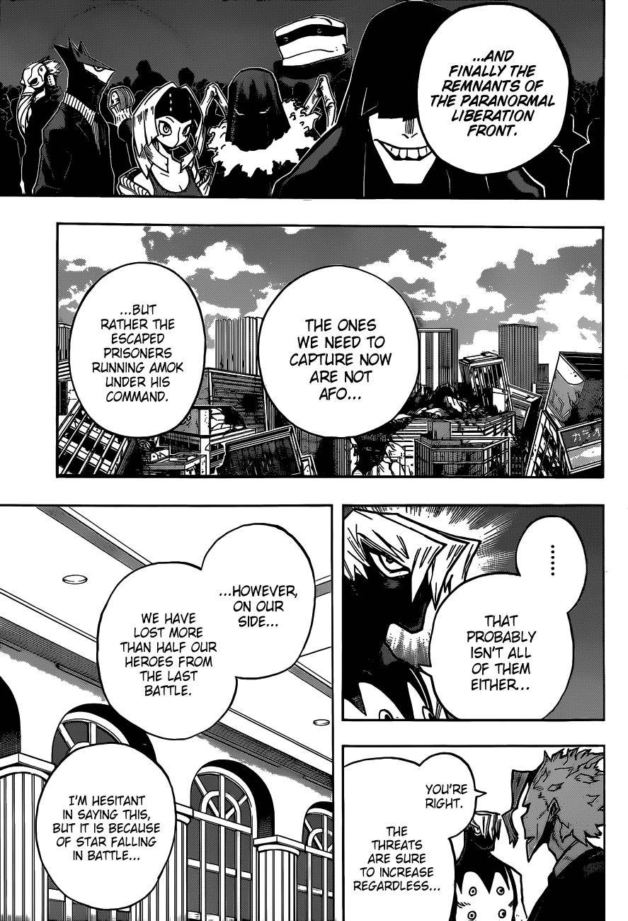 My Hero Academia, chapter 335