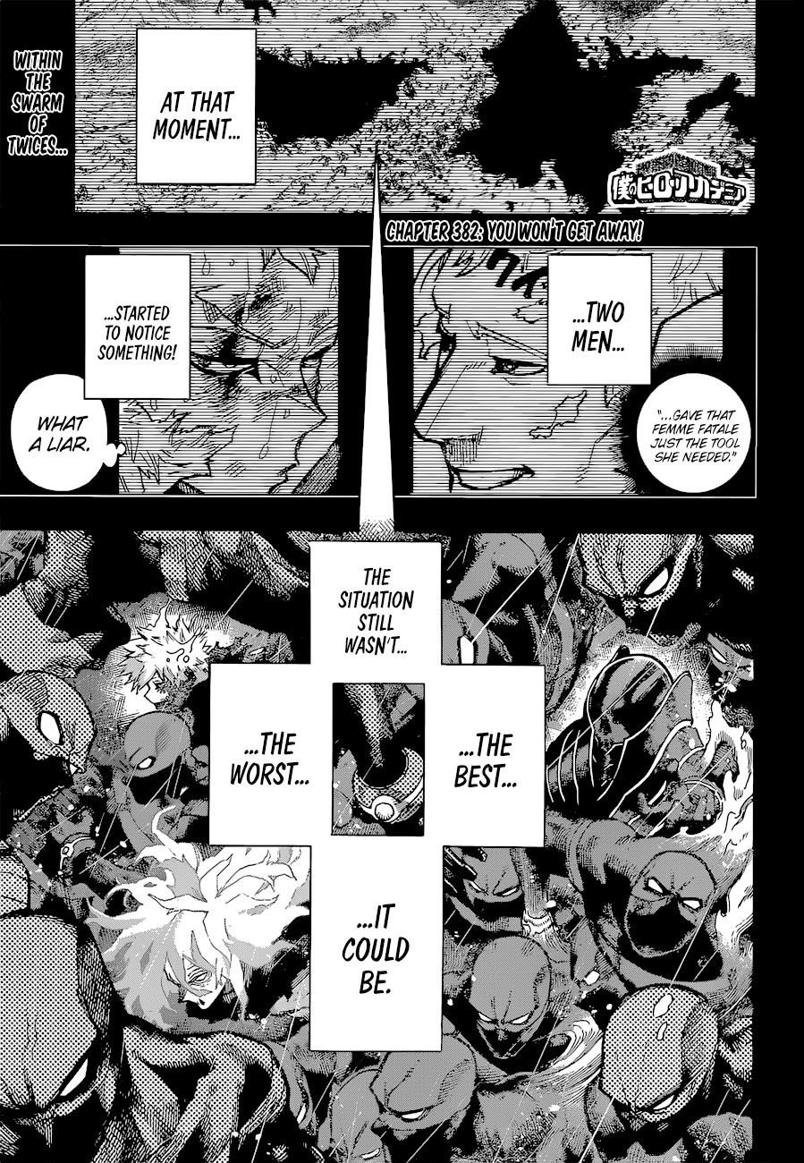 My Hero Academia, chapter 382