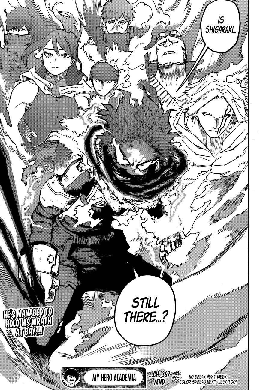 My Hero Academia, chapter 367