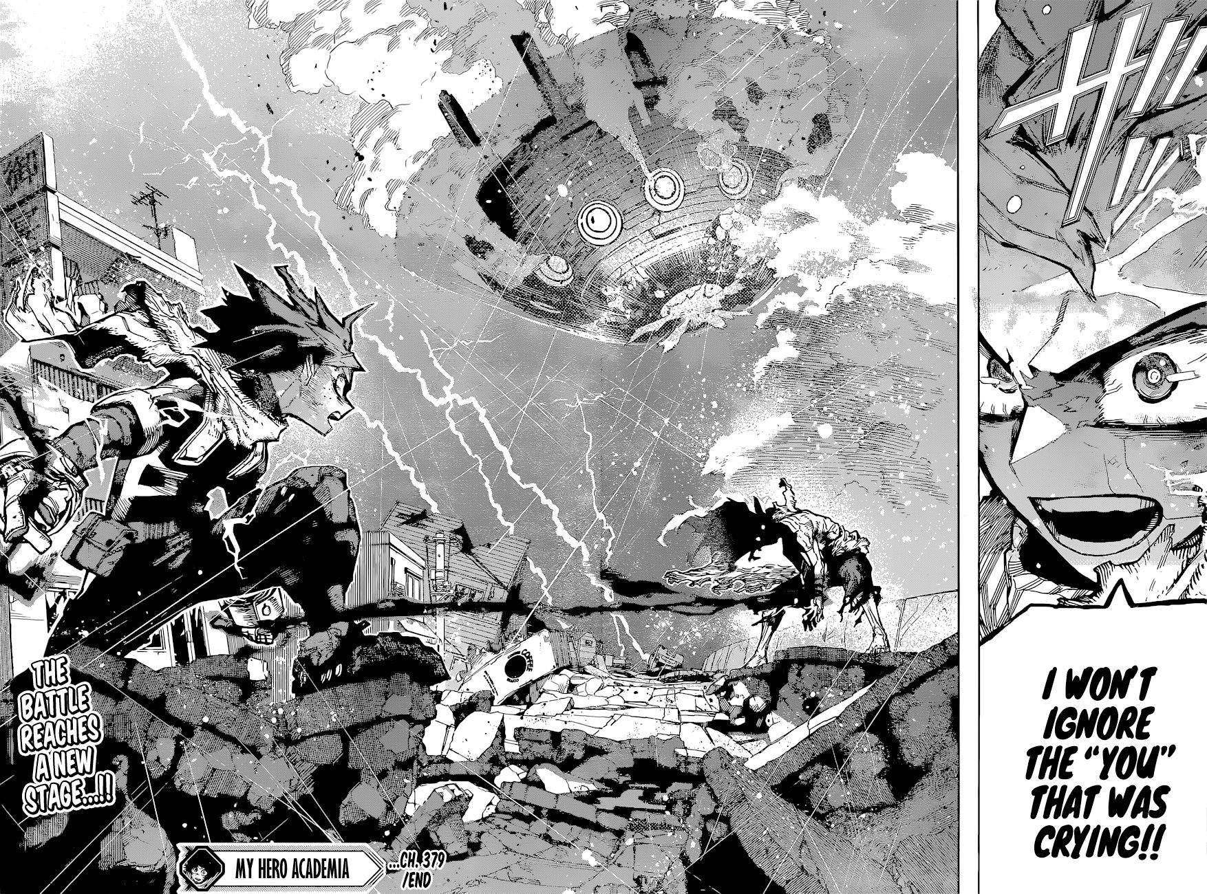 My Hero Academia, chapter 379