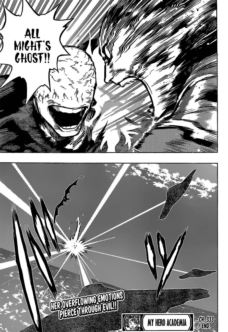 My Hero Academia, chapter 333