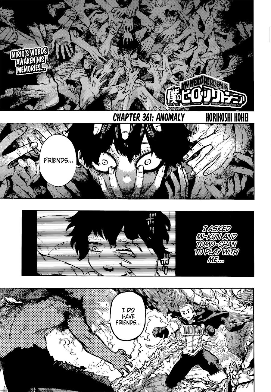 My Hero Academia, chapter 361