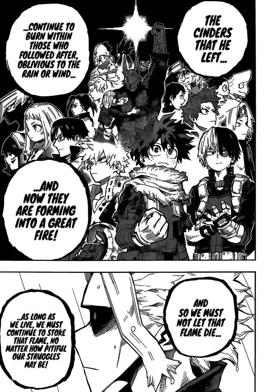 My Hero Academia, chapter 326