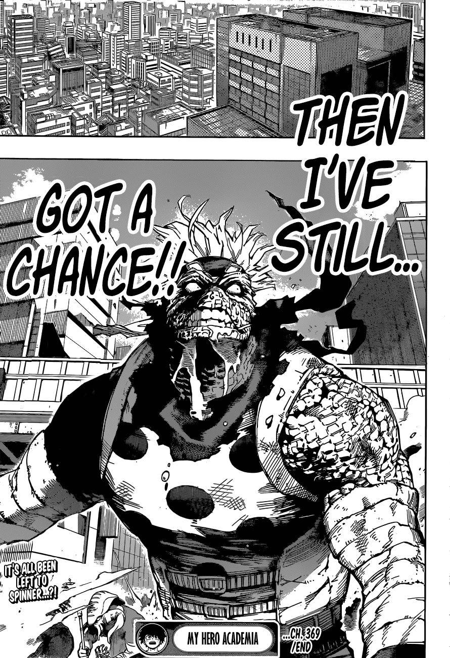 My Hero Academia, chapter 369