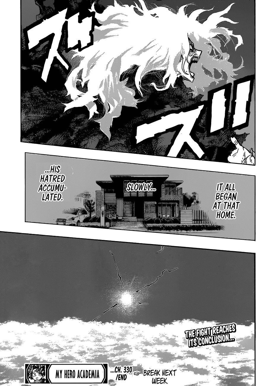 My Hero Academia, chapter 330