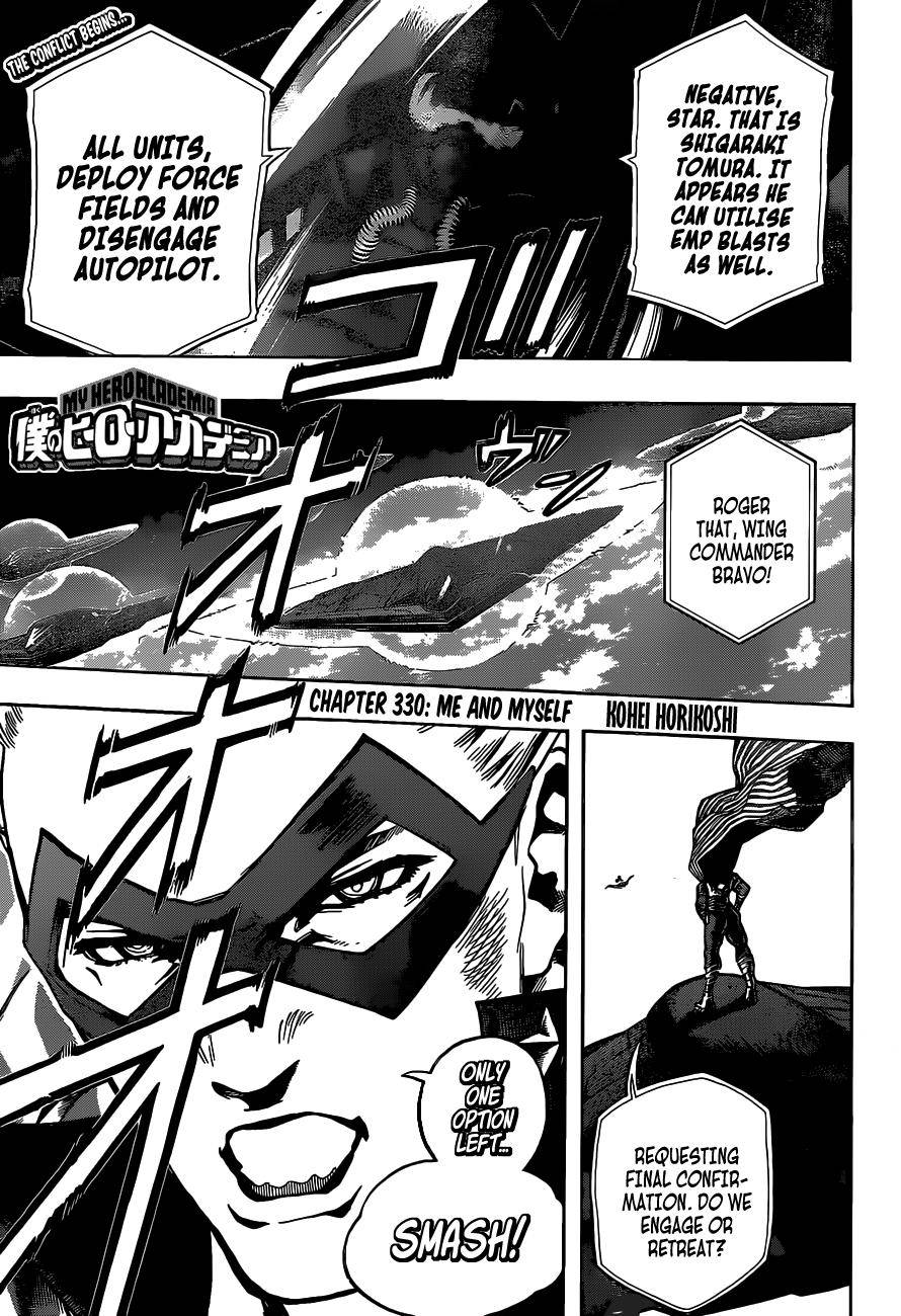 My Hero Academia, chapter 330