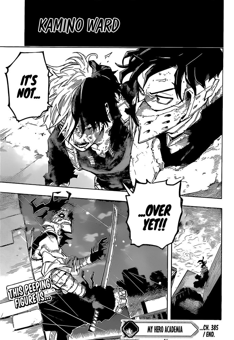 My Hero Academia, chapter 385