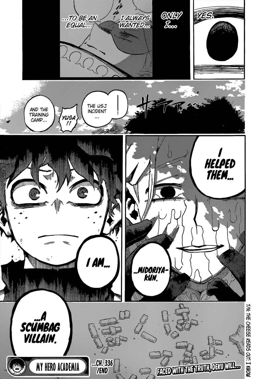 My Hero Academia, chapter 336