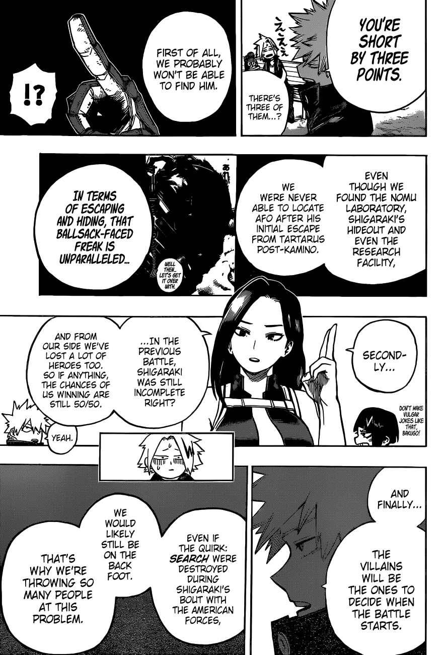 My Hero Academia, chapter 336