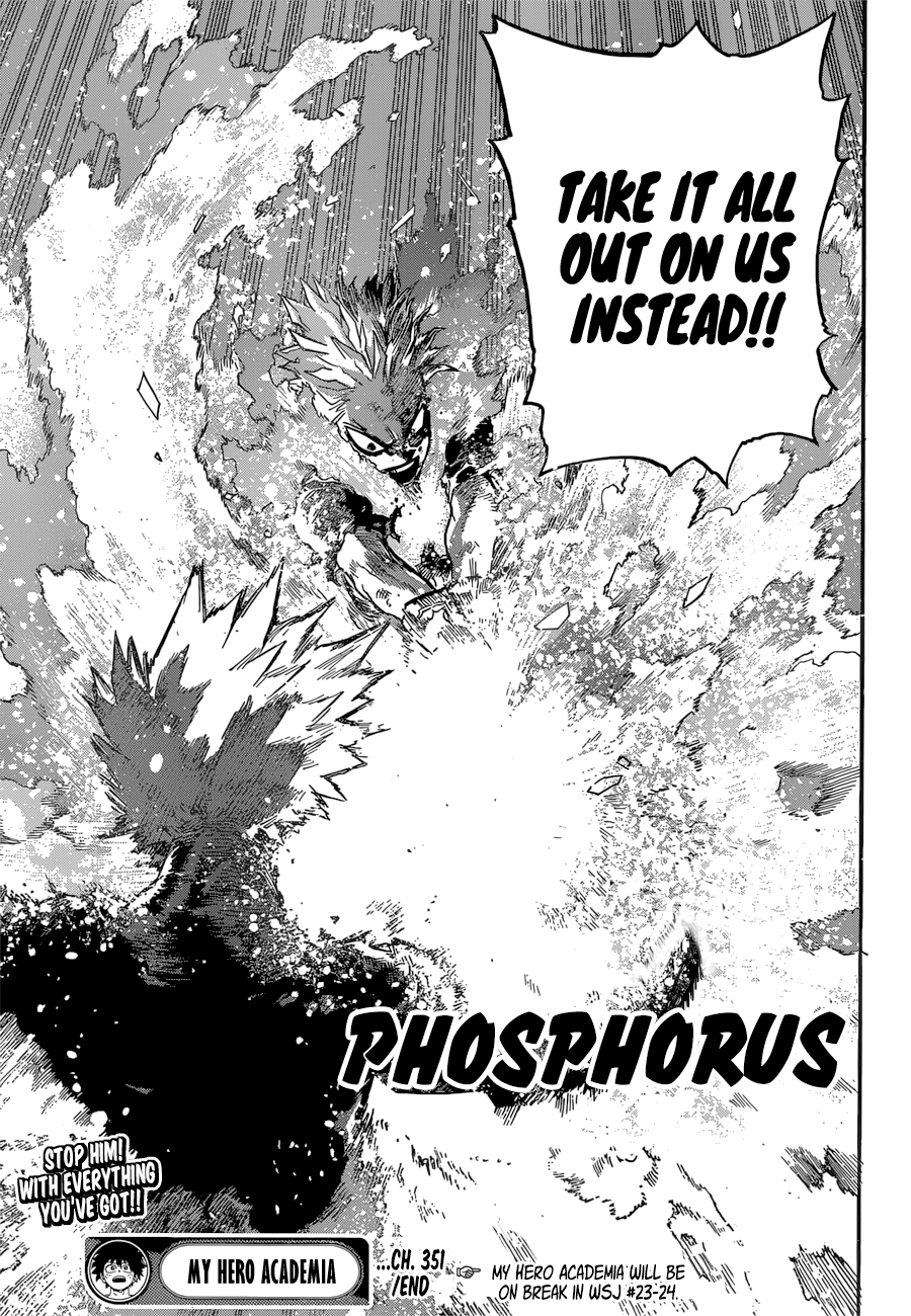 My Hero Academia, chapter 351