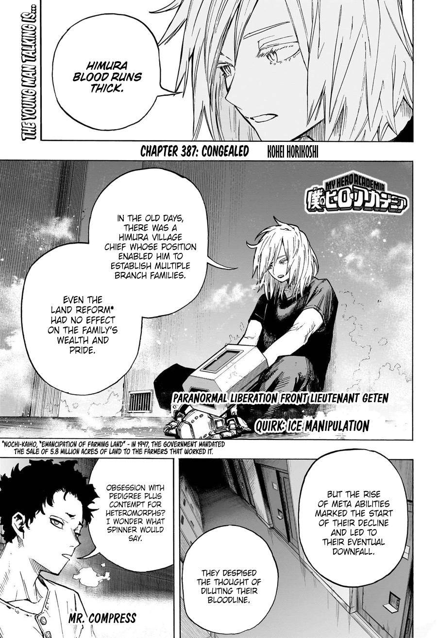 Chapter - Boku no Hero Academia Chapter 405 Discussion, Page 2