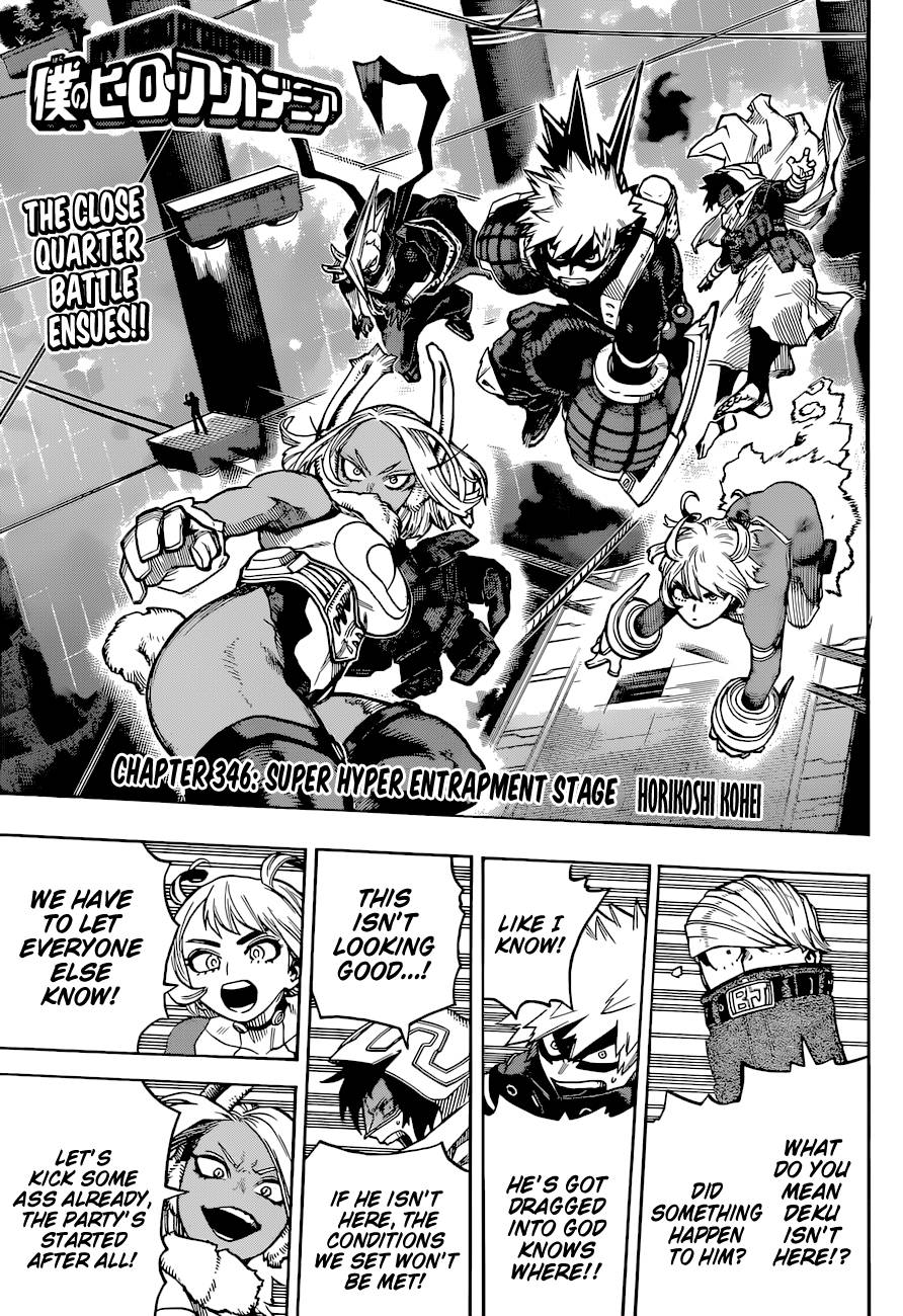 My Hero Academia, chapter 346