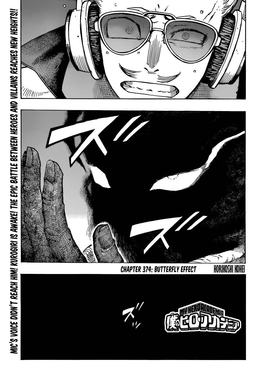 My Hero Academia, chapter 374