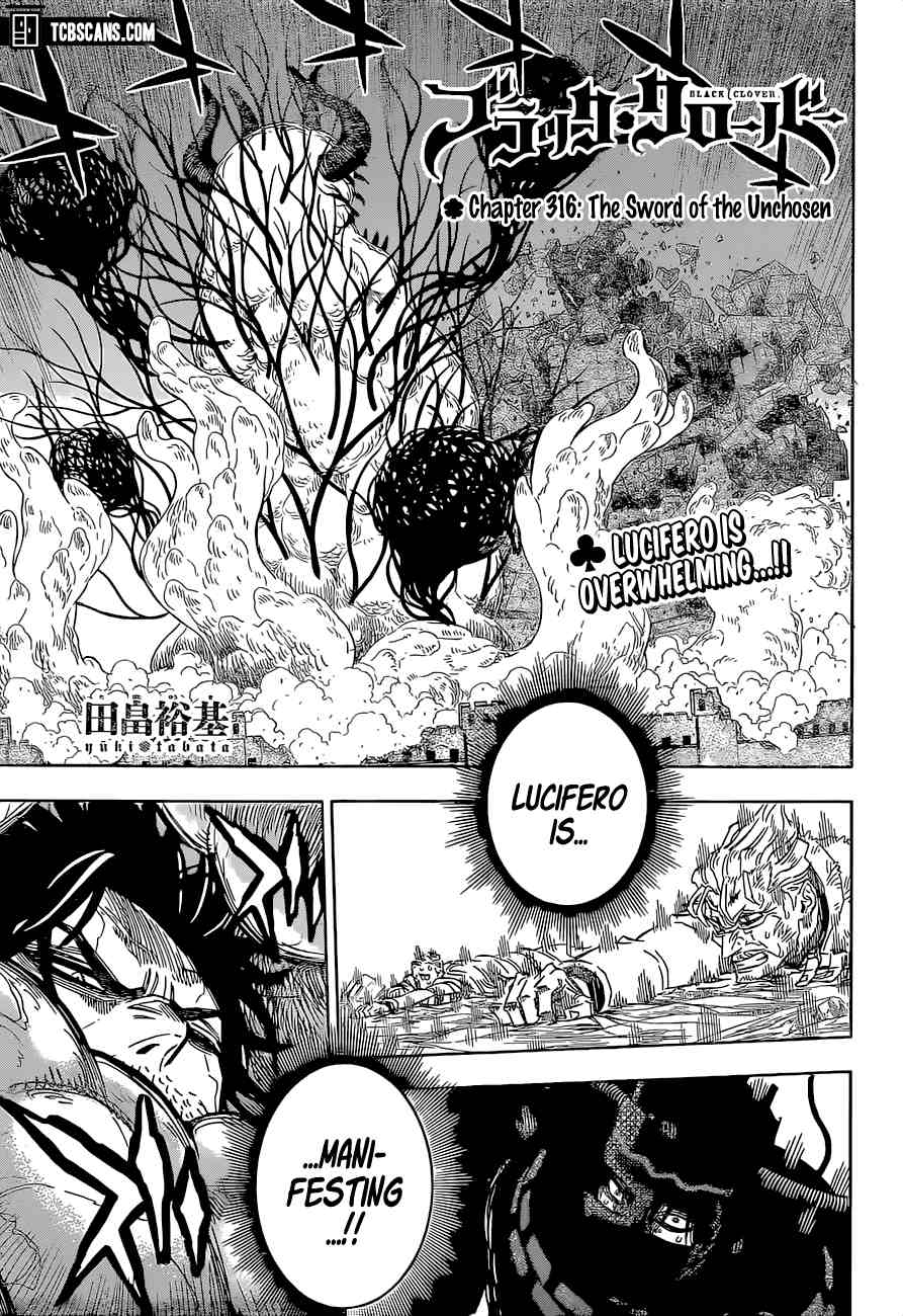 Black Clover, Chapter 316