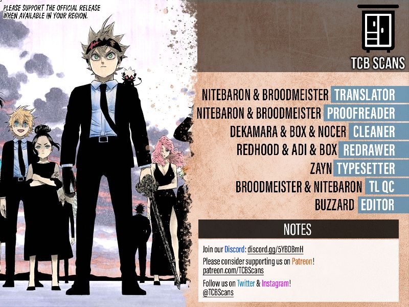 Black Clover, Chapter 316