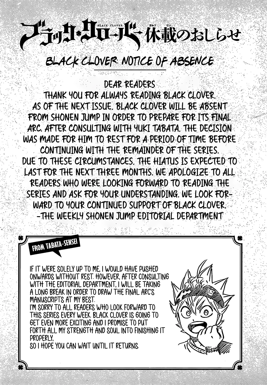 Black Clover, Chapter 331