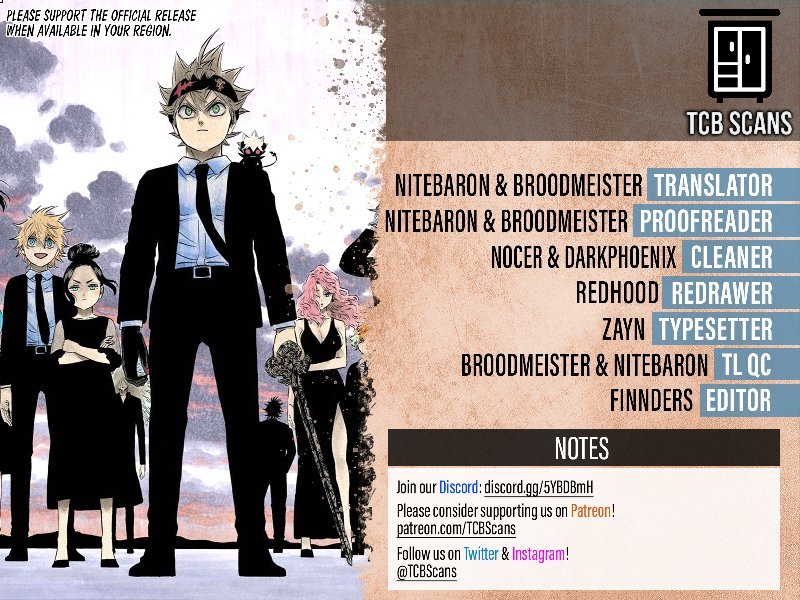 Black Clover, Chapter 312