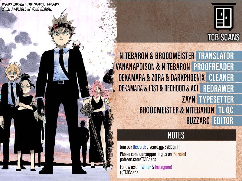 Black Clover, Chapter 310