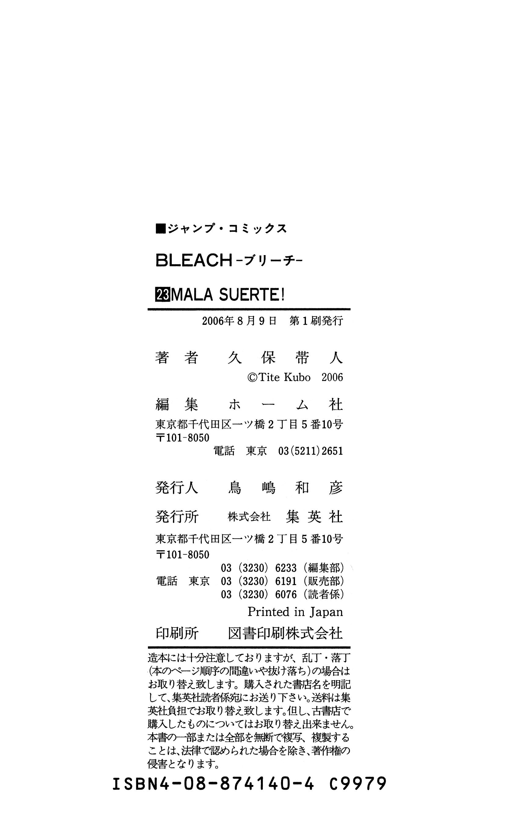 Bleach, Chapter 205.2