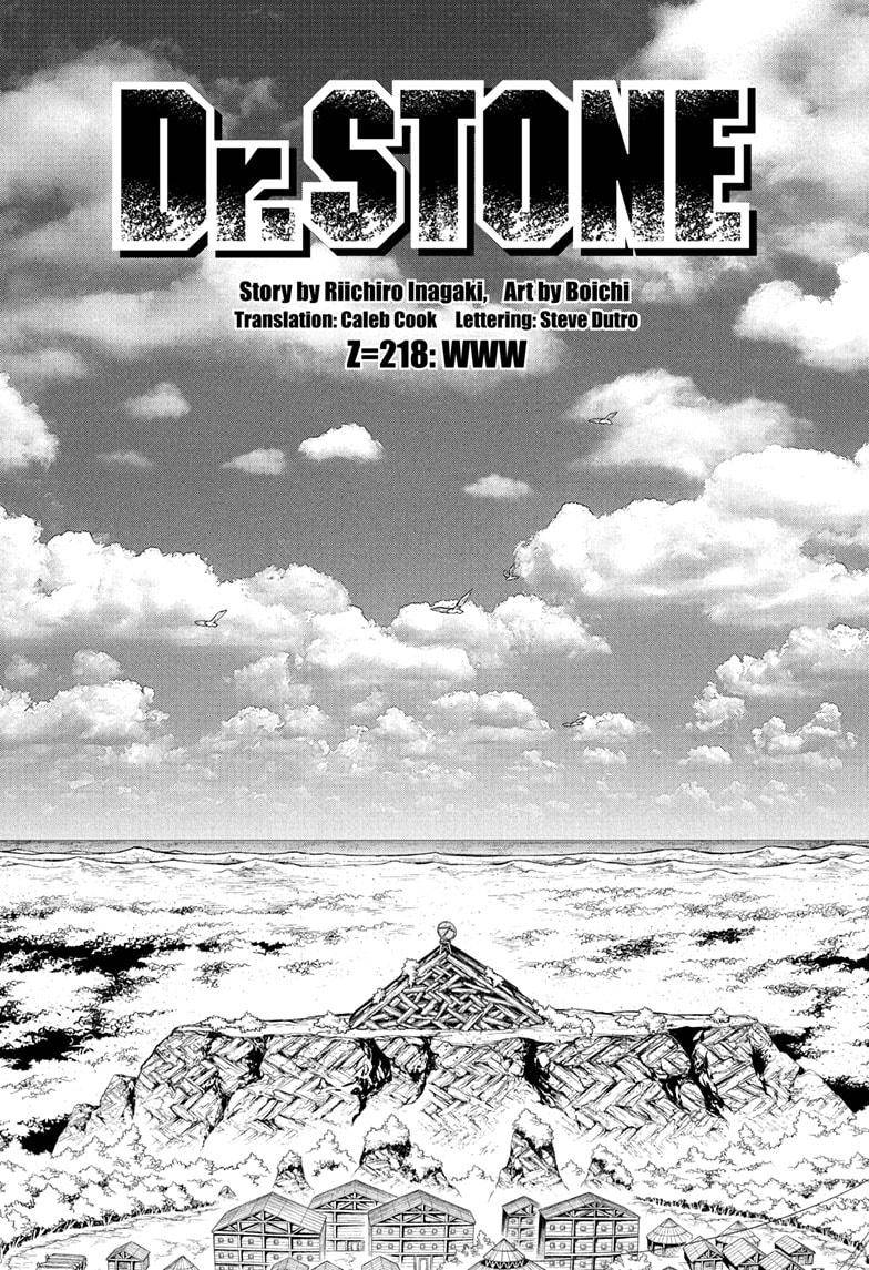 Dr. Stone, Chapter 218