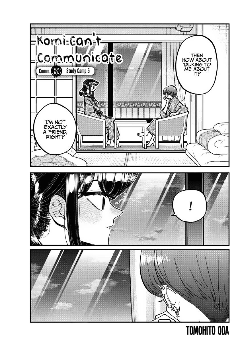 Komi Can't Communicate, Chapter 383