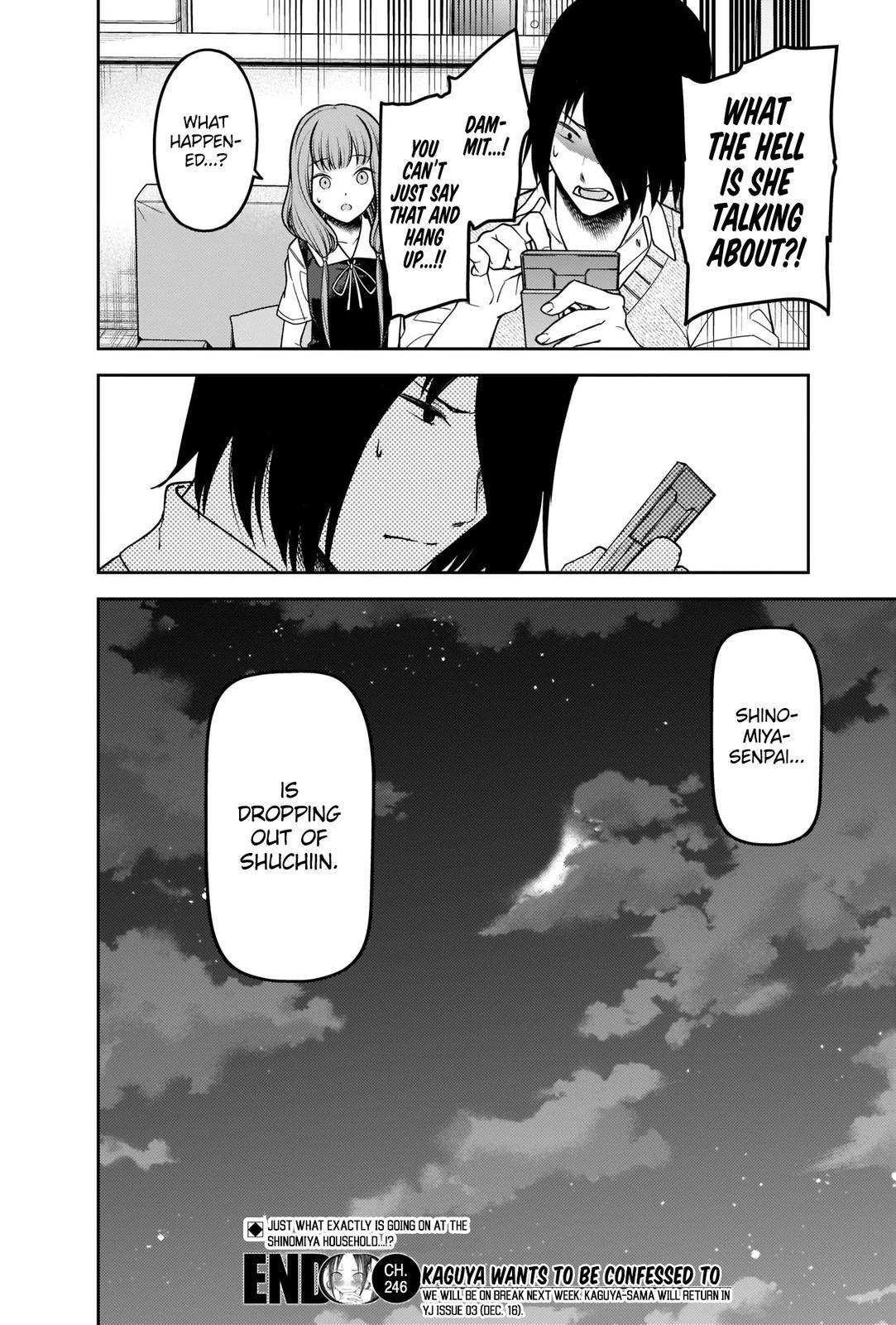 Kaguya-Sama Love Is War, chapter 246