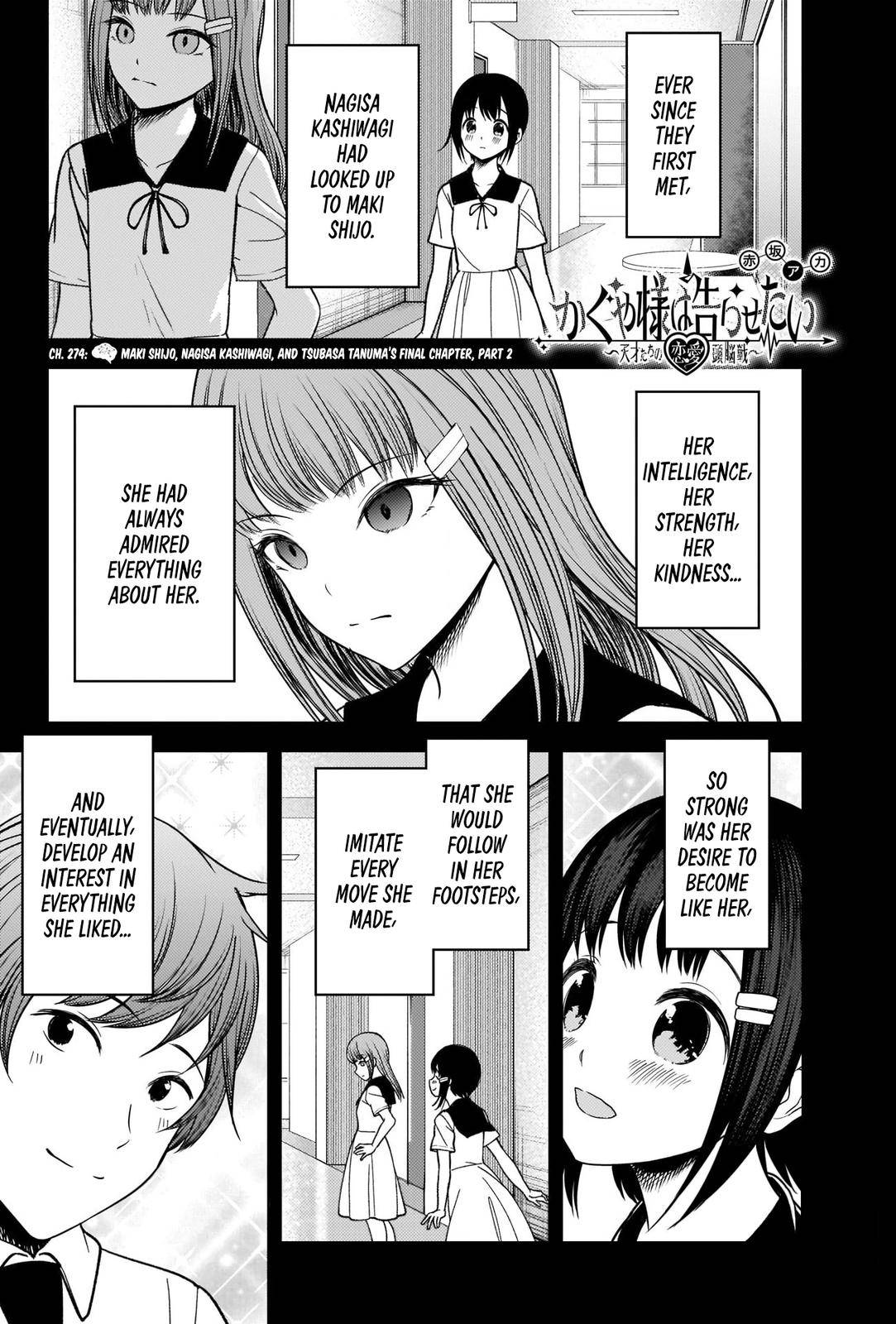 Kaguya-Sama Love Is War, chapter 274