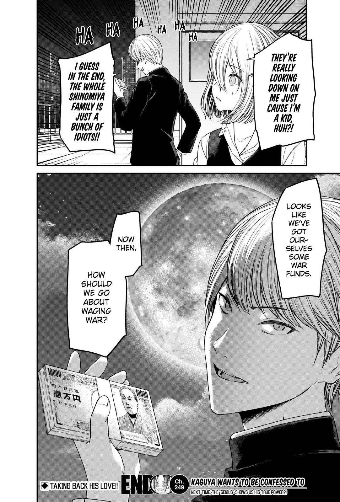 Kaguya-Sama Love Is War, chapter 249