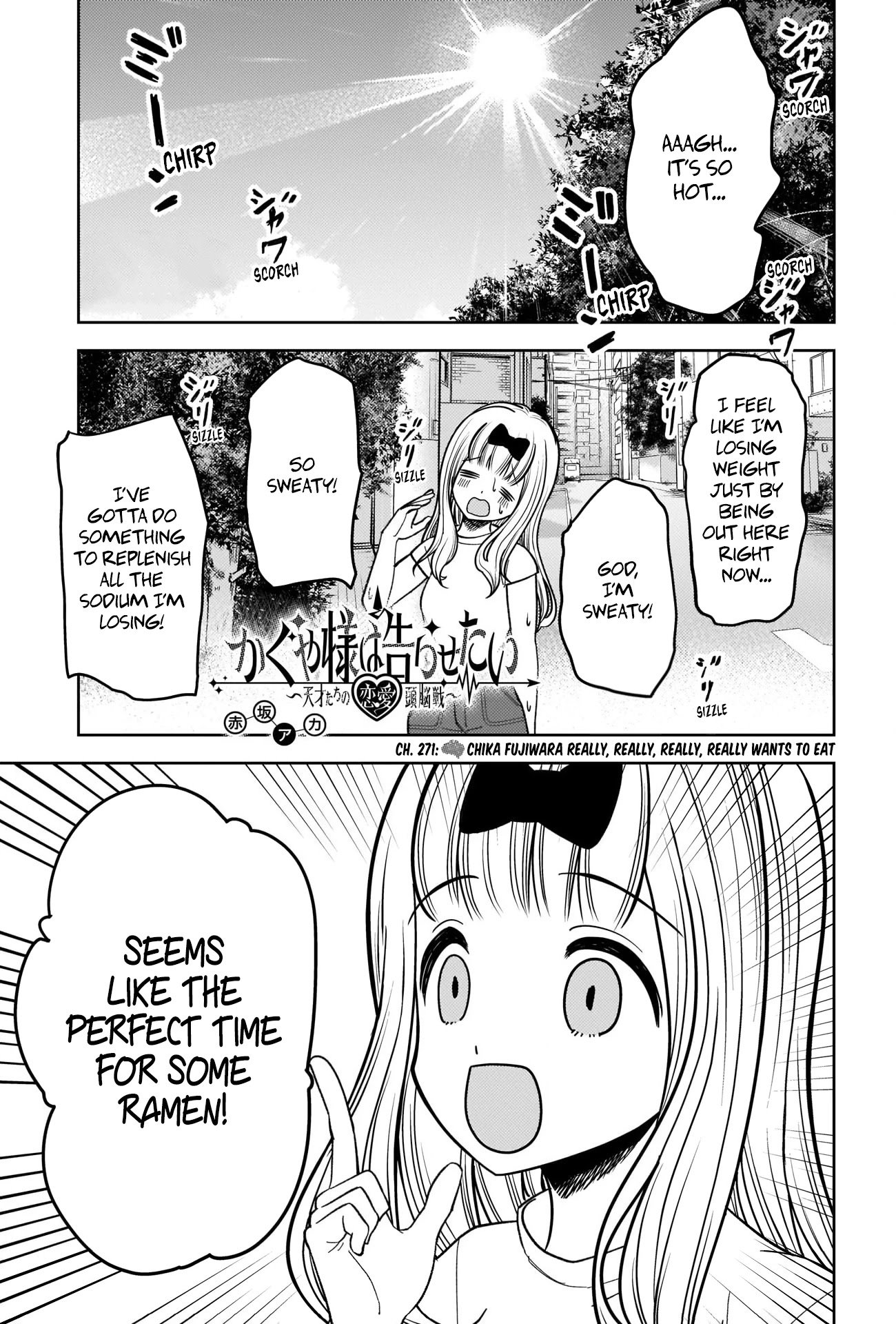 Kaguya-Sama Love Is War, chapter 271