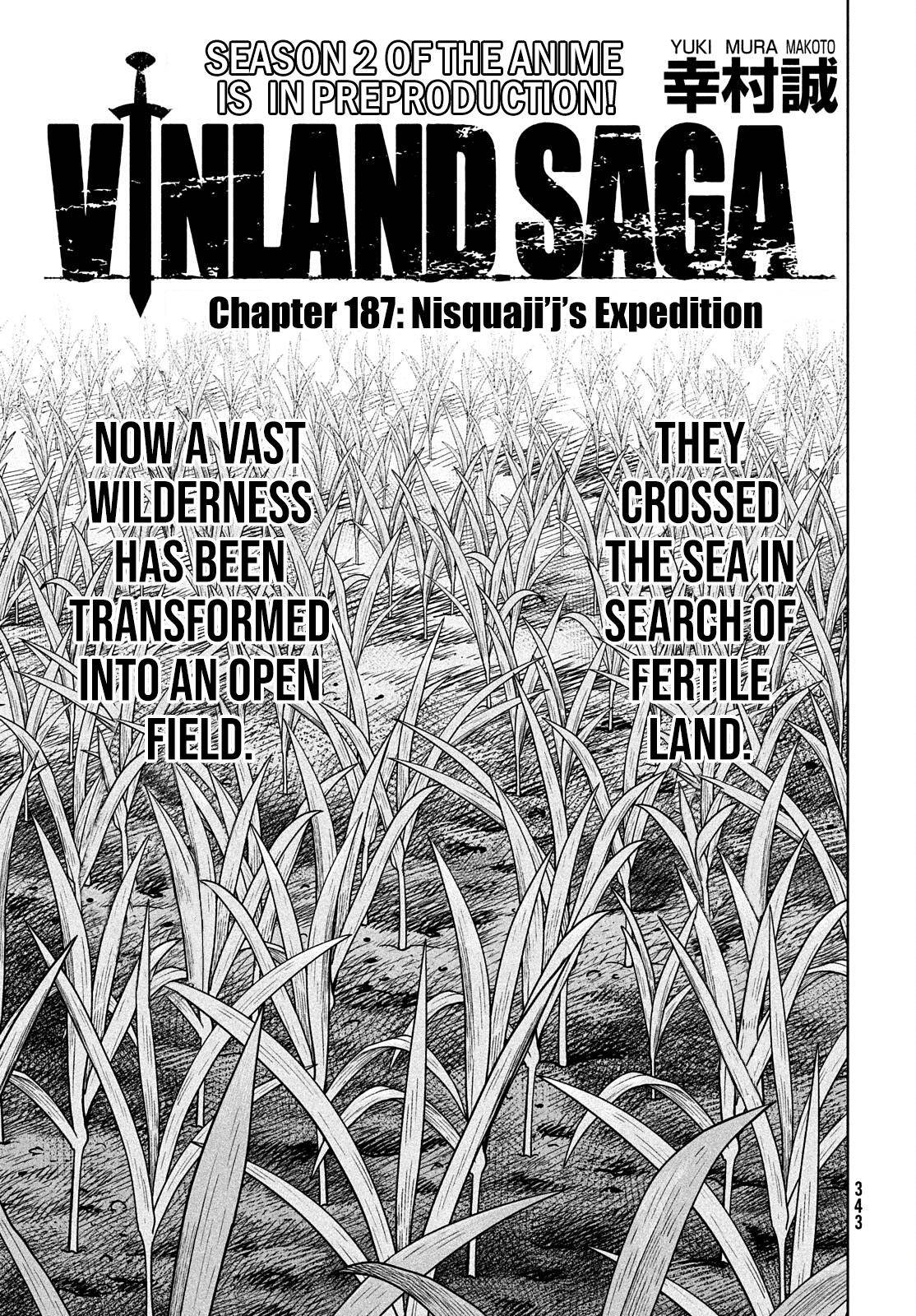 Vinland Saga, chapter 187