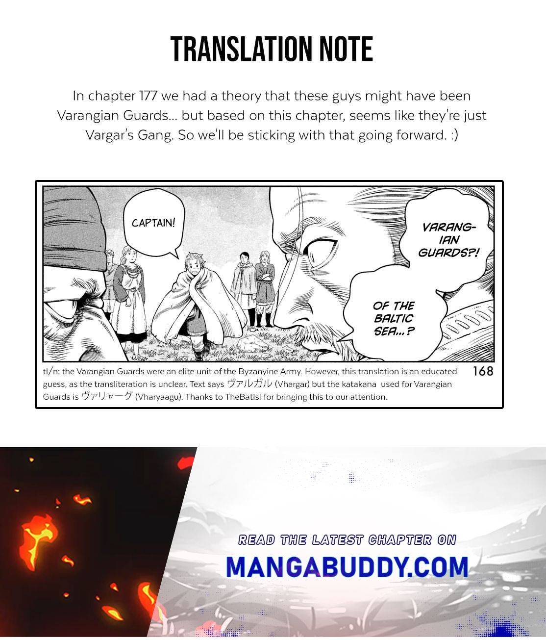 Vinland Saga, chapter 190